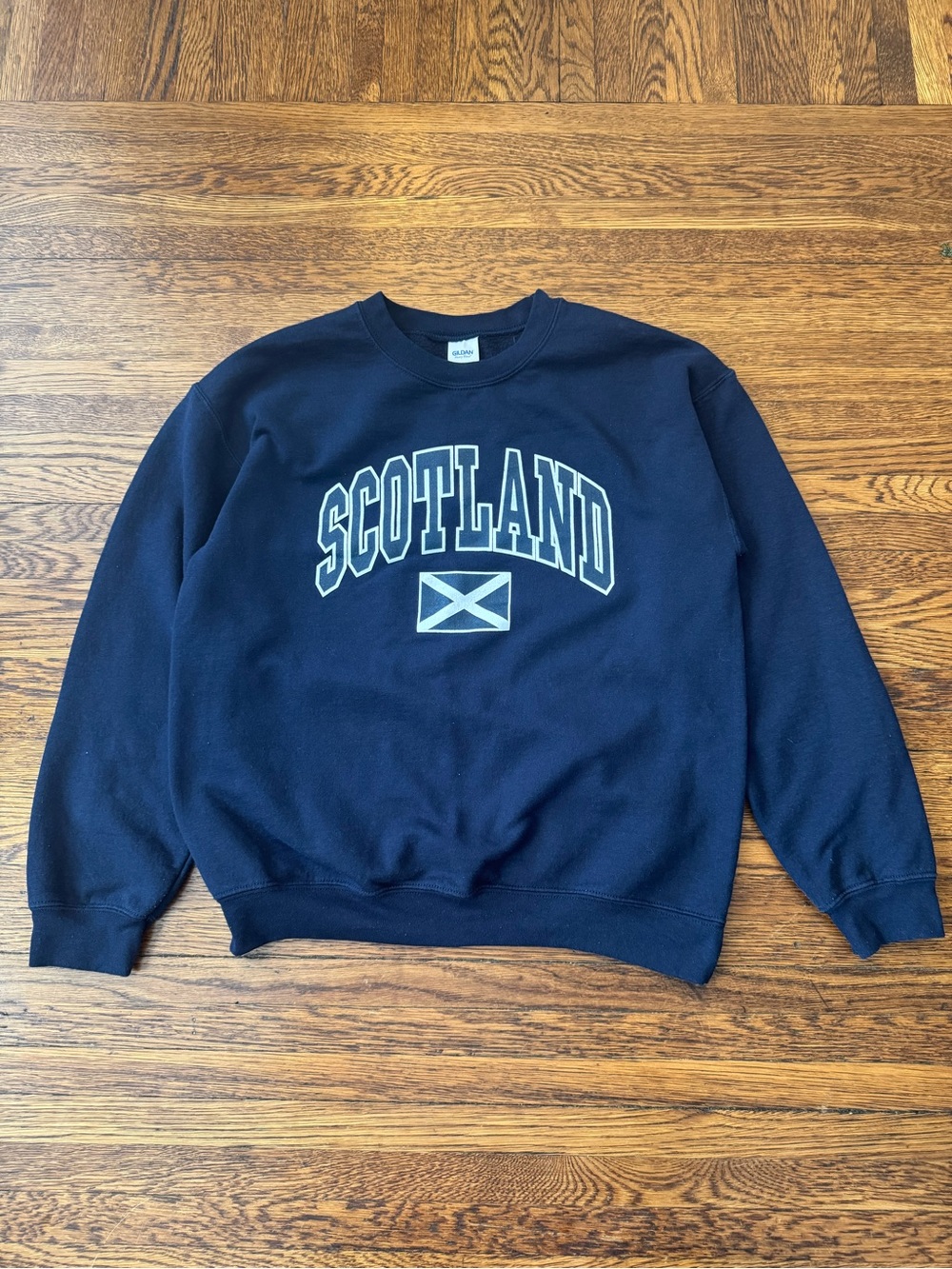 Scotland Graphic Crewneck Sweater - Navy